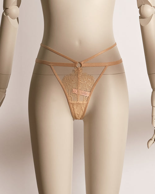 Celestial Divinity Gilding Lace Thong