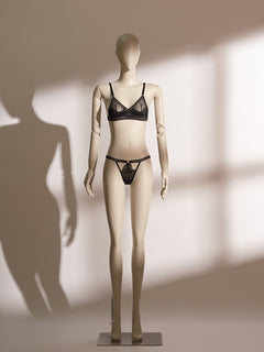 Midnight Allure Lace Thong